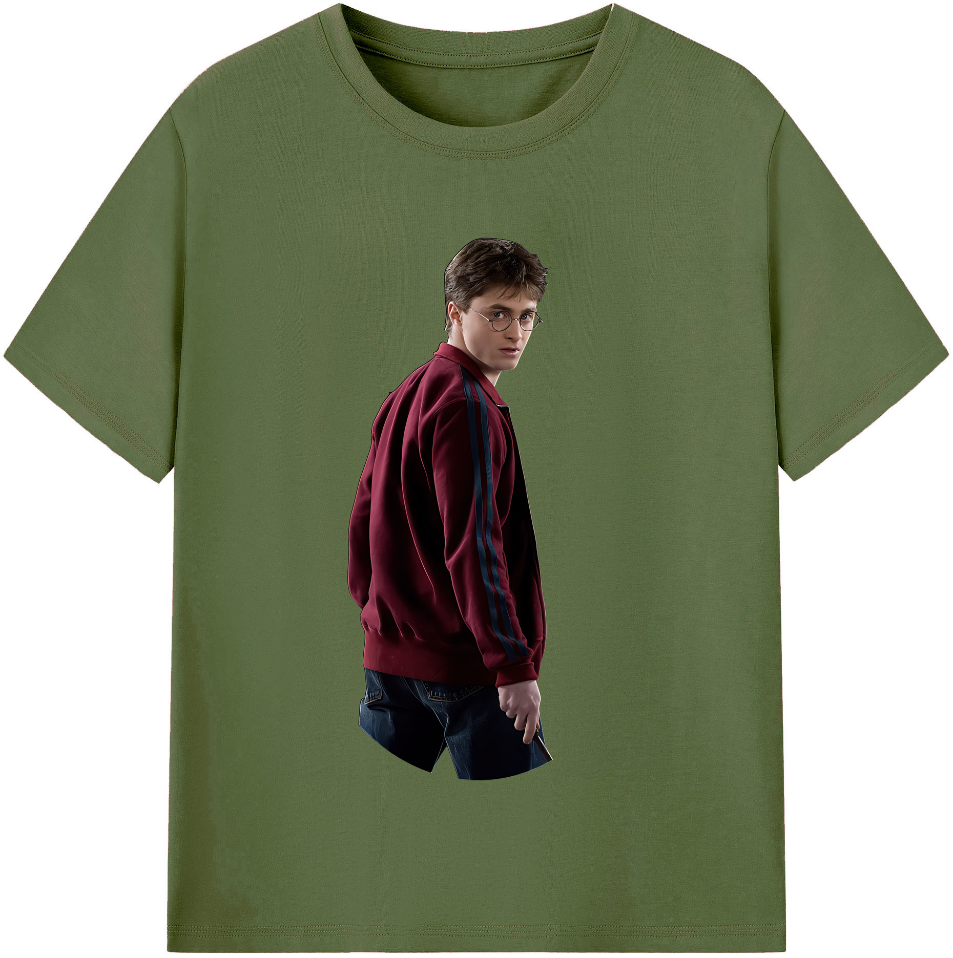 （画像用） Harry Potter ハリー・ポッターシリーズ 綿100％半袖Tシャツ（フロントプリント）